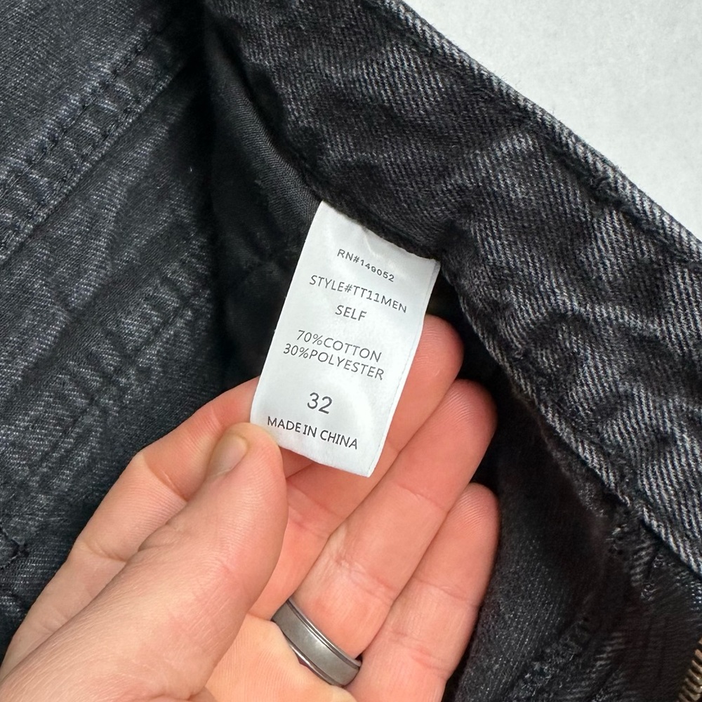 Y2K Men’s Denim Cargo style Black‎ Pants - Picture 11 of 16